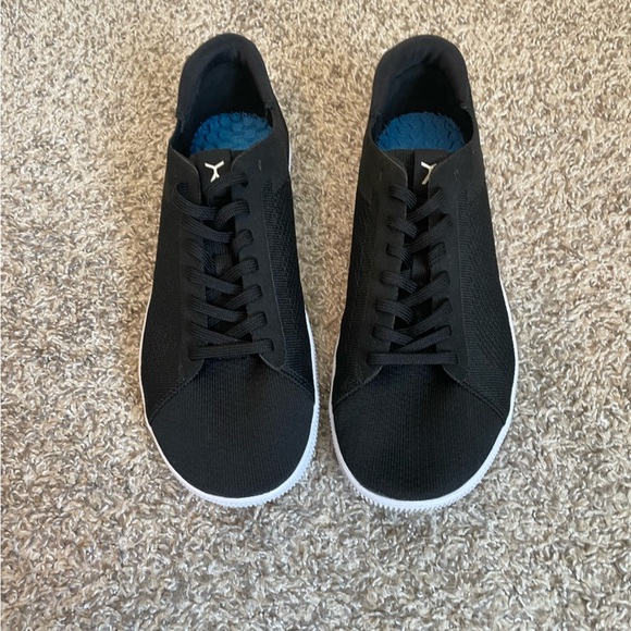 Flux Adapt Shoes Mens 10.5 W 11.5 Trainer Black Barefoot Minimal Knit Sneakers - Picture 2 of 7